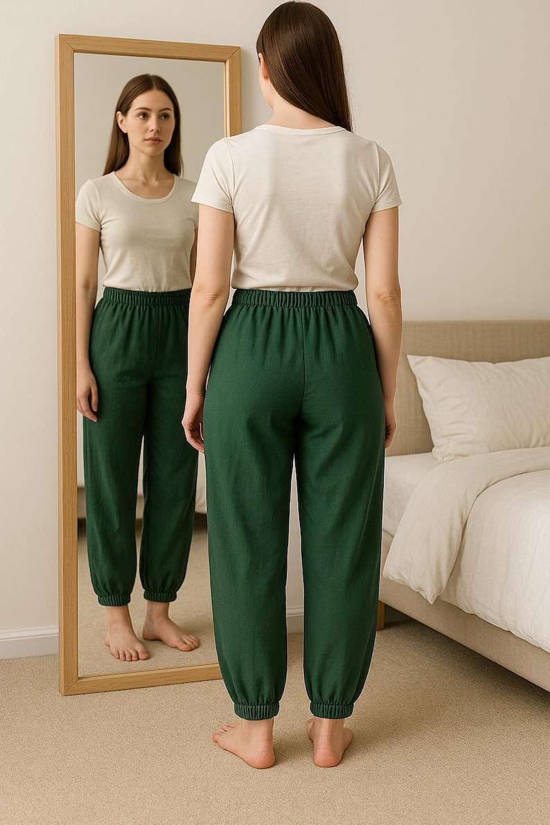 PDF Pull on Pants Sewing Pattern, Digital Elastic Waist Trousers Pants ...