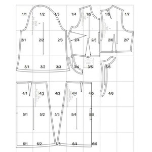PDF Sewing Dress Pattern, A Line Dress Digital Pattern, Long Puff ...