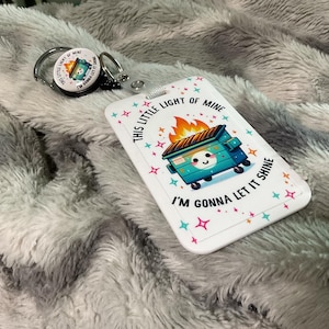 Little light of mine badge reel and badge card cover