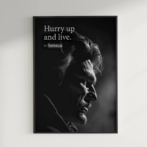 Seneca Quote Wall Art, Philosophy, Stoic, Stoicism, Inspirational, Ancient, History, Epic, Digital, Download, Printable Up to 5'w x 7'h!