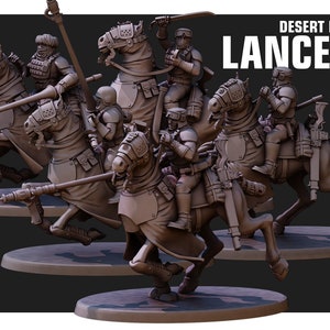 Lanceiros Desert Hawk | Guarda | Proxy | Mesa | Jogos de Guerra | Miniaturas Red Pilgrim