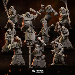 Flagellant Warband | Fantasy | DnD Miniatures | Mordheim | Punga Miniatures
