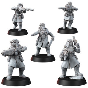 Recrutas Desert Hawks | Guarda | Proxy | Mesa | Jogos de Guerra | Miniaturas Red Pilgrim