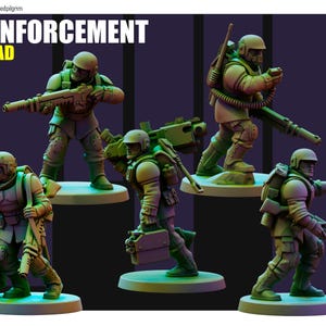 Förstärkningstrupp | Vakt | Ombud | Bordspel | Krigsspel | Red Pilgrim Miniatures