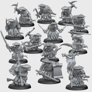 Ratman Monks | RPG | Sewer Vermin | DND | Wargames | Fantasy | Punga Miniatures
