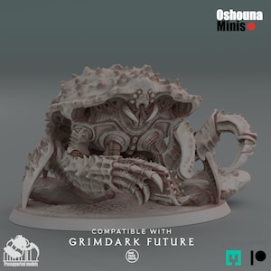 Cannon Crab / La Colmena Profunda / Tiránido / Futuro Oscuro y Siniestro / Juegos de mesa / Juegos de guerra / Miniaturas de Oshouna