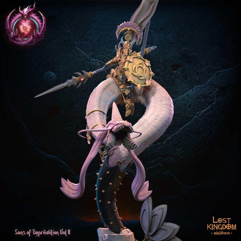 28mm Milotic Rider Hero