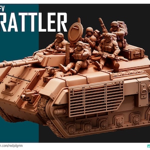 IFV Rattler Vehicle | Guard | Proxy | Tabletop | Wargaming | Red Pilgrim Miniatures