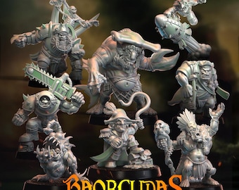 Baorcudas Ork-Stabstab | Fantasie Fußball | Ork Gespann | Punga Miniaturen