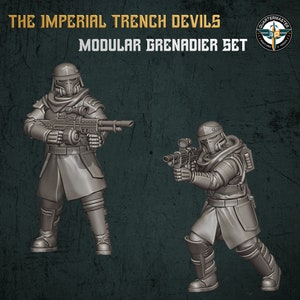 Sezione granatieri 28mm / Guardia / Proxy / Da tavolo / Wargaming / Quartiermastro 3D