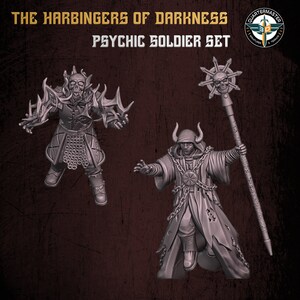 28mm Psychic Soldier | Chaos | Proxy | Tabletop | Wargaming | 3D Quartermaster
