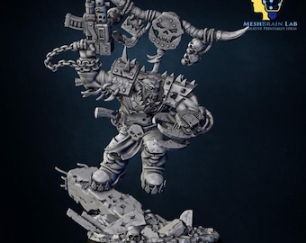 Ork Warboss mit Kampfklaue | Orks | 32mm | Meshbrain Labs