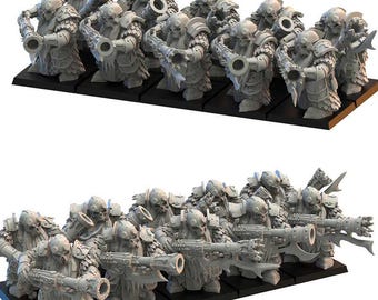 28mm Death Guard | Chaos Dwarves | Proxy | Tabletop | Wargaming | Lost Kingdom Miniatures