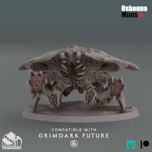 Shooter Crab / The Deep Hive / Tiránido / Grim Dark Future / Juego de mesa / Wargaming / Miniaturas de Oshouna
