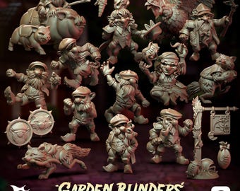 Garten Blinders Team | Fantasie Fußball | Wichtel-Team | Punga Miniaturen
