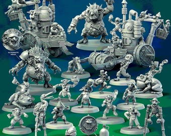 Moonshine Snotlings Team | Fantasy Fussball Snotling Team | Punga Miniaturen