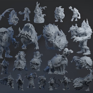 Goblin Fungitz Goblin Team | Blood | Fantasy Football | Bowl | Goblin Team | Brutefun Miniatures