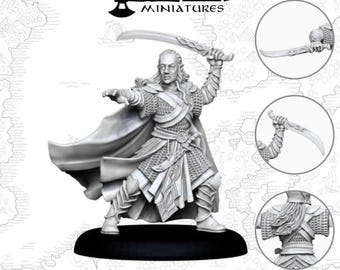 Noble Elf Bladesinger | Middle Earth | Proxy | Tabletop | Wargaming | DnD | Fantasy | Unreleased Miniatures