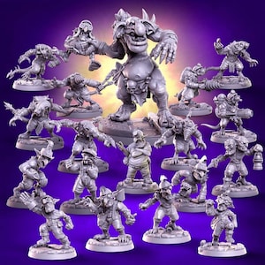 Underworld Team | Blood | Fantasy Football | Bowl | Goblin | Ratmen | Punga Miniatures