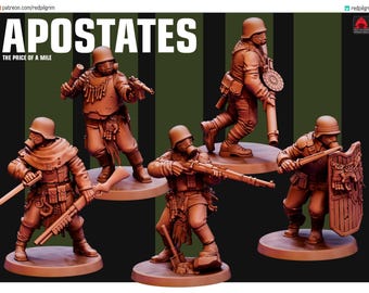 Apostates  | Trench Crusade | Guard | Heretic | Tabletop | Wargaming | Red Pilgrim Miniatures