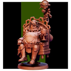 28mm Lord-Militant with Retinue