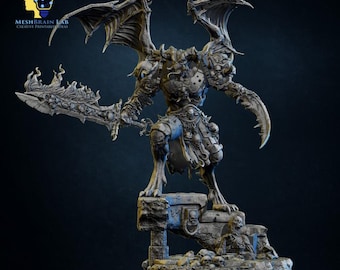Doom Marine Von den Göttern Belohnt | Chaos | 32mm | Meshbrain Labs