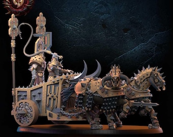28mm Skull Collector Chariot | Chaos | Proxy | Tabletop | Wargaming | Lost Kingdom Miniatures