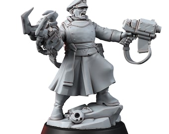 Commissar Variant | Guard | Proxy | Tabletop | Wargaming | Red Pilgrim Miniatures