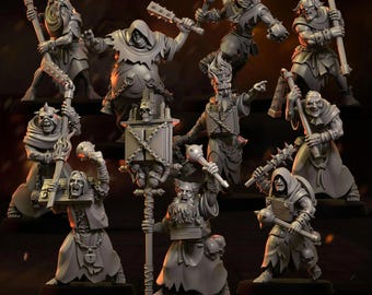 Flagellant Warband | Fantasy Miniatures | DnD | Tabletop Skirmish | Warbands | Punga Miniatures
