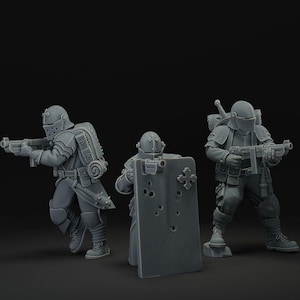Trench Squad 3 | Trench Crusade | Inquisition | New Antioch | Tabletop | Wargaming | JK Remo Models