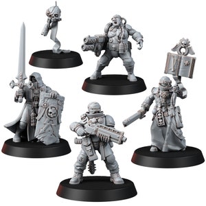 Retinue | Inquisition | Proxy | Tabletop | Wargaming | Red Pilgrim Miniatures