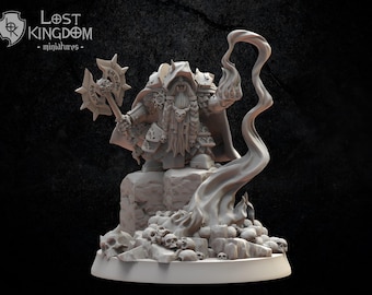 28mm Khurin, The Disowned | Chaos Dwarves | Proxy | Tabletop | Wargaming | Lost Kingdom Miniatures