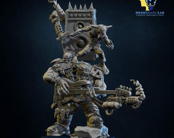 Ork Warboss Jarriz "Die Bestie" | Orks | 32mm | Meshbrain Labs