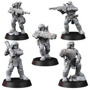 Assault Team | Guard | Proxy | Tabletop | Wargaming | Red Pilgrim Miniatures