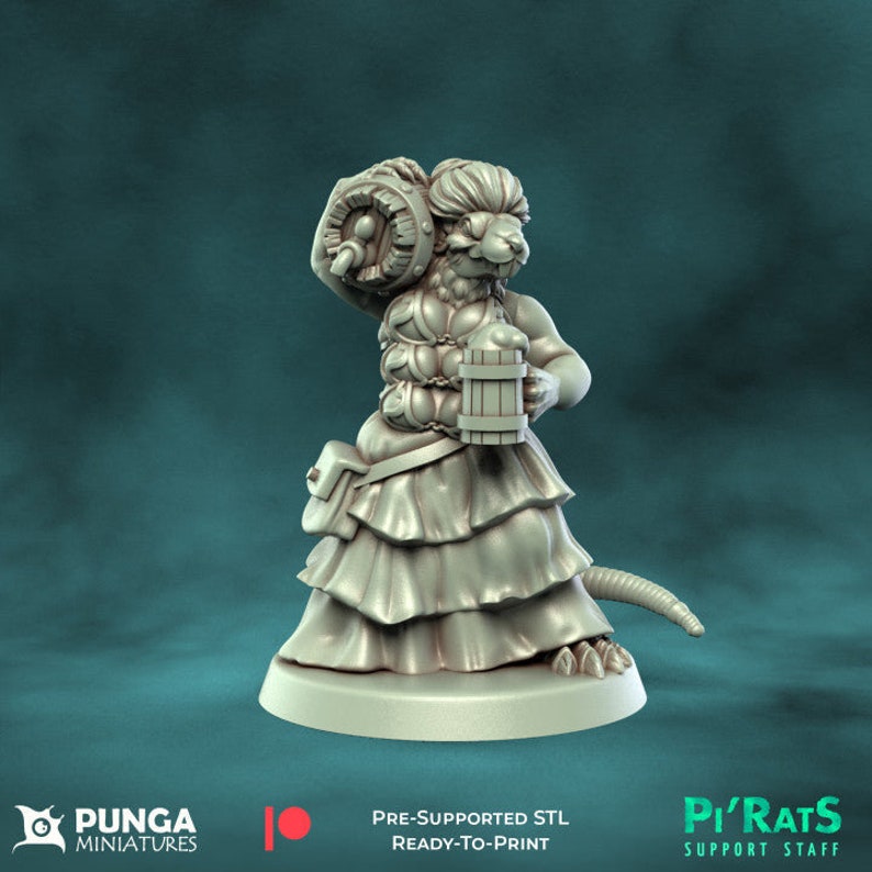 28mm Pi'Rat Damsel