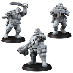 Old Thugs | Guard | Proxy | Tabletop | Wargaming | Red Pilgrim Miniatures