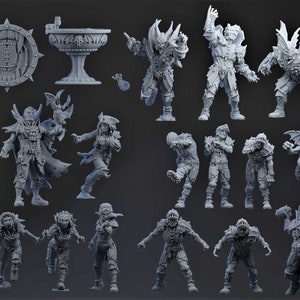Vampire Team | Blood | Fantasy Football | Bowl | Vampires | Brutefun Miniatures