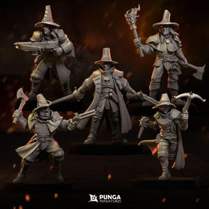 Witch Hunters | Fantasy | DnD Miniatures | Mordheim | Punga Miniatures