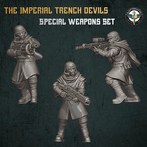 Armi speciali da 28 mm / Guardia / Proxy / Da tavolo / Wargaming / Quartiermastro 3D