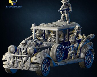 Ork Kugelsicherer Junk & Nutsgang | Orks | 32mm | Meshbrain Labs