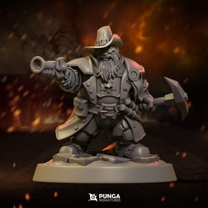 Dwarf Witch Hunter | Fantasy | DnD Miniatures | Mordheim | Punga Miniatures