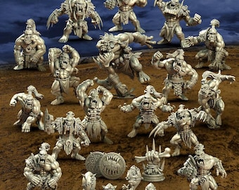 Savage Orc-team | Fantasyvoetbal | Orc-team | Punga-miniaturen
