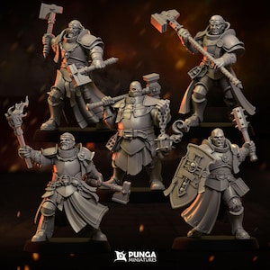 Warrior Priests | Fantasy | DnD Miniatures | Mordheim | Punga Miniatures