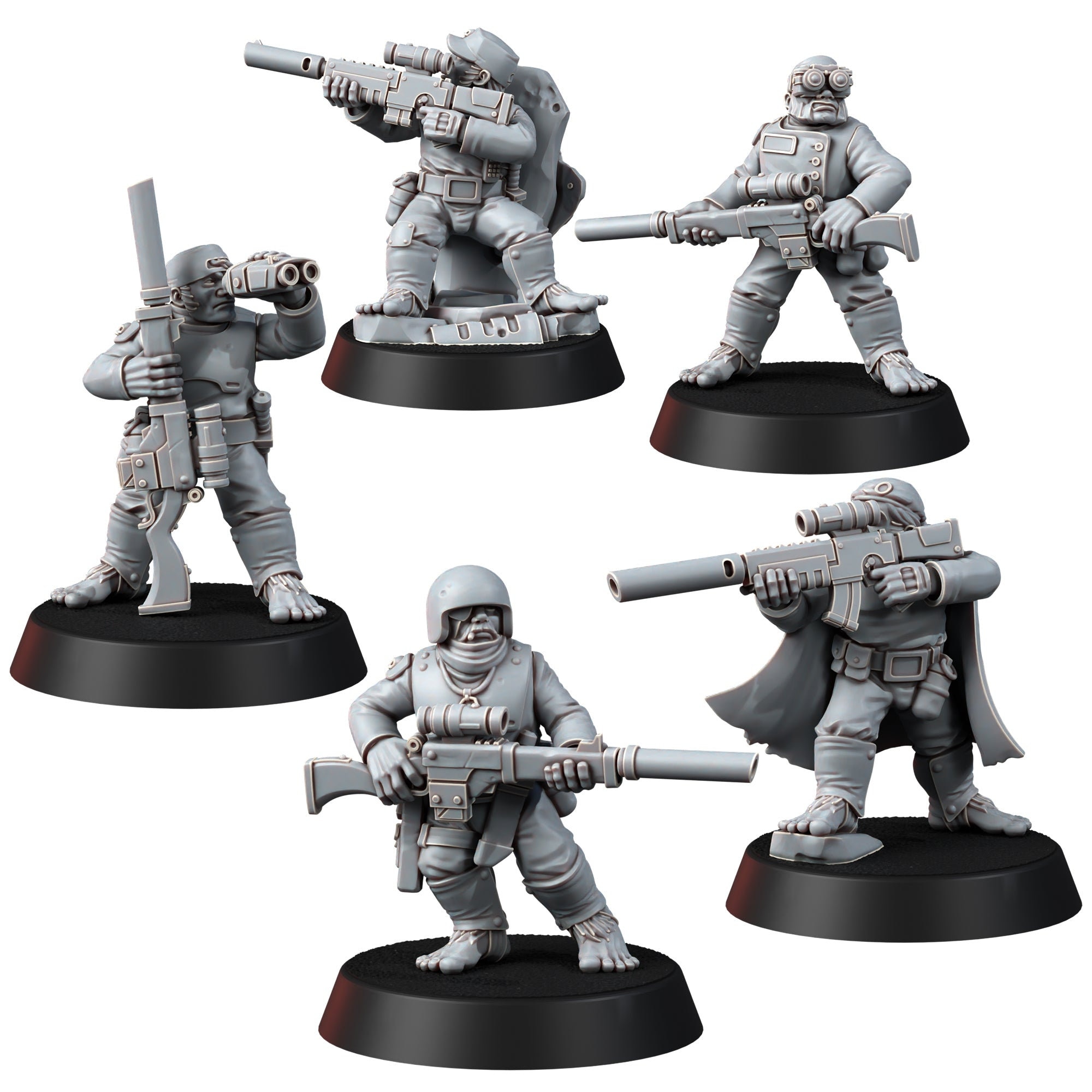 Tem Guard Halfling Marksmen Team | Guard | Proxy | Tabletop | Wargaming | Red ...