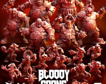 Blutiges Goons Team | Fantasie Fußball | Oger-Team | Punga Miniaturen