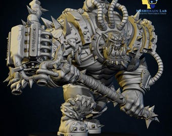 Ork Rohling Warboss | Orks | 32mm | Meshbrain Labs