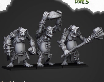 Trolls Orc Tribes | Highland Miniatures, Fantasy Moredhun's Orcs