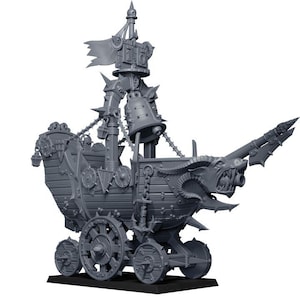 Barco Campana Hundido / Miniaturas de Fantasía / DnD / Escaramuza de Mesa / Hombres Rata / Miniaturas Punga imagen 1