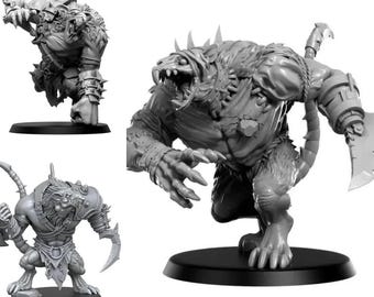Rat Ogre | Fantasy Miniatures | DnD | Tabletop Skirmish | Ratmen | Punga Miniatures
