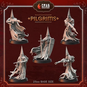 Pilgrims | Trench Crusade | Trench Pilgrims | Proxy | Tabletop | Wargaming | Crab Miniatures